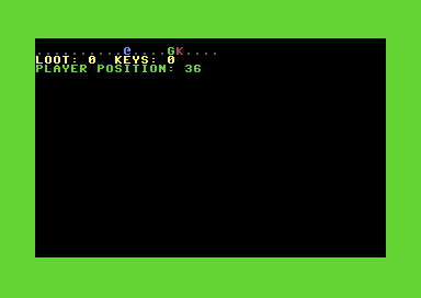 vice-screen-2026012518303665.png {Screenshot of GOBLINS.BAS running in VICE emulator.}